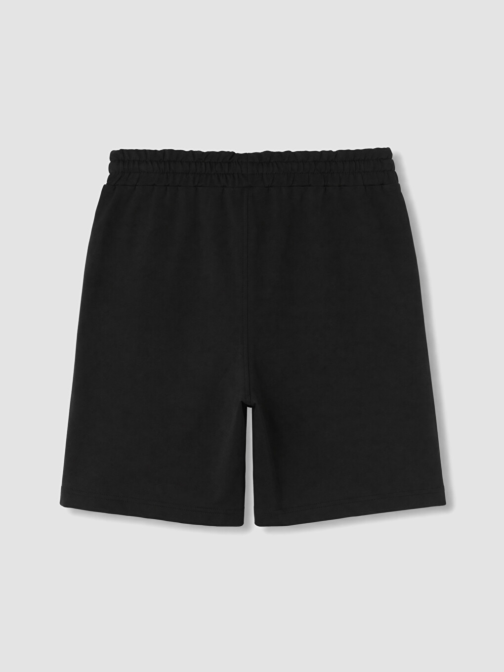 Siyah Regular Fit Erkek Şort-5