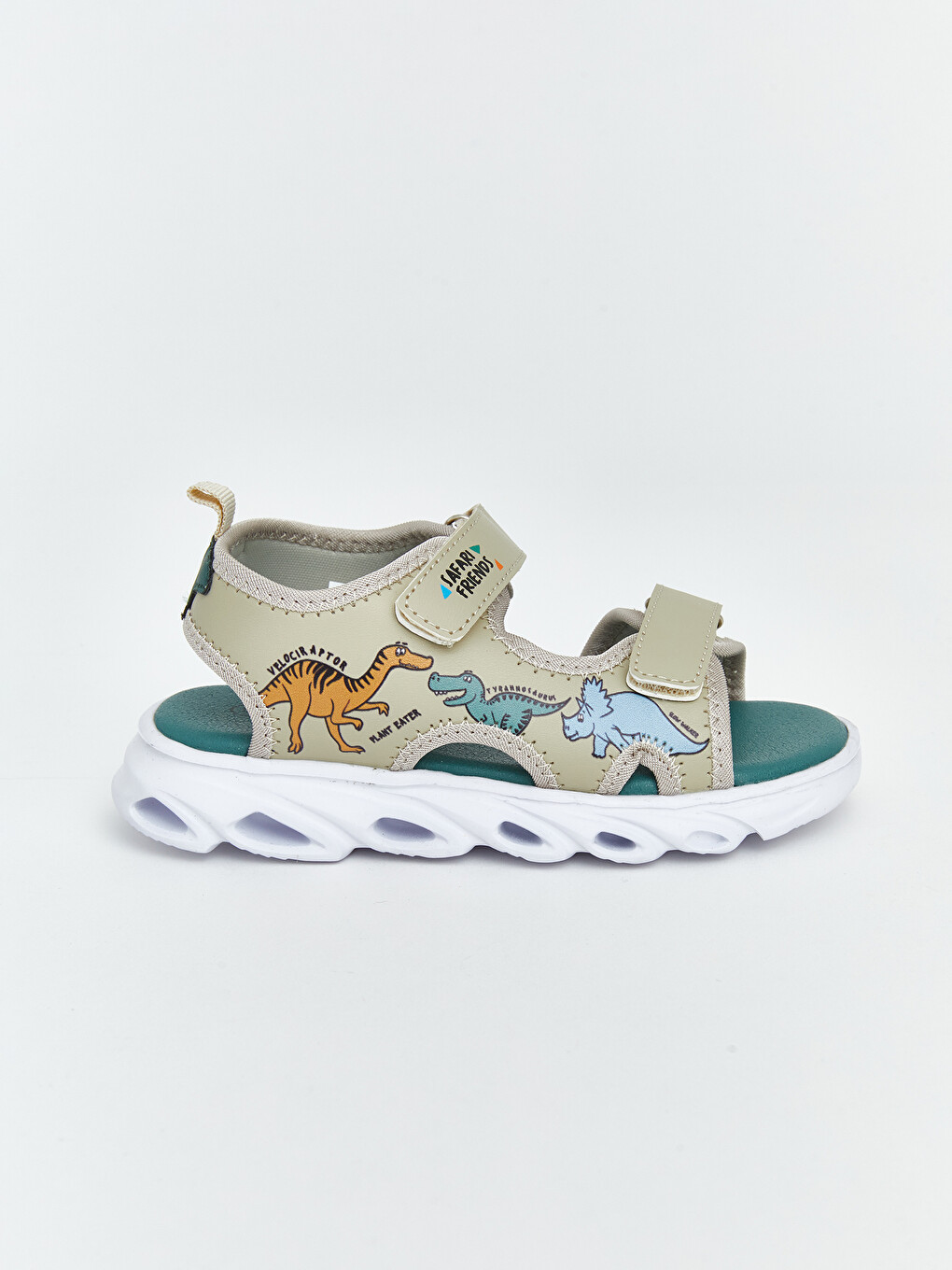 Dinosaur Printed Boys' Sandals-1