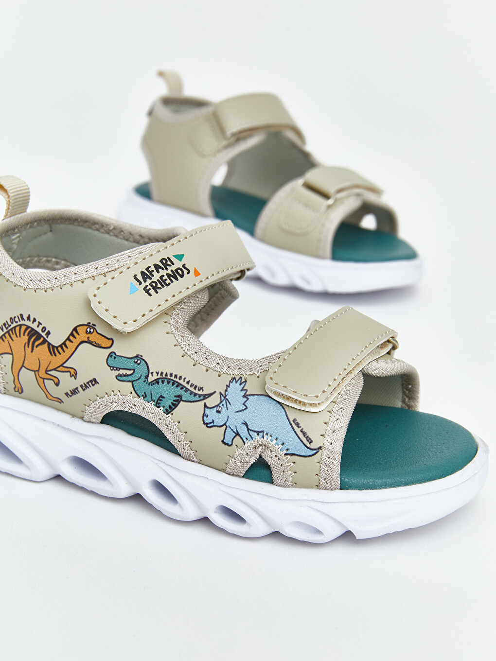 Dinosaur Printed Boys' Sandals-2