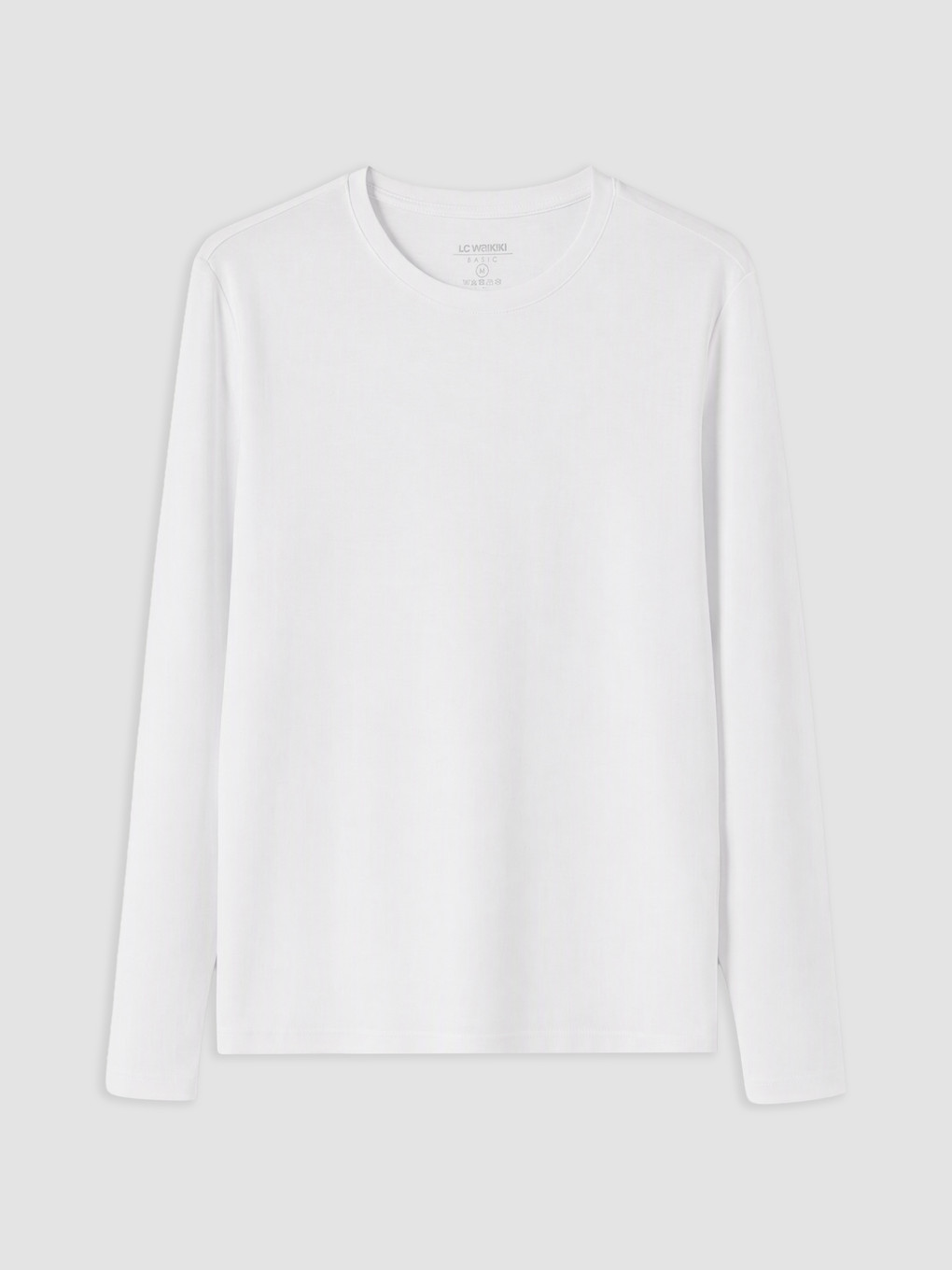 Crew Neck Rib Men's T-shirt-4