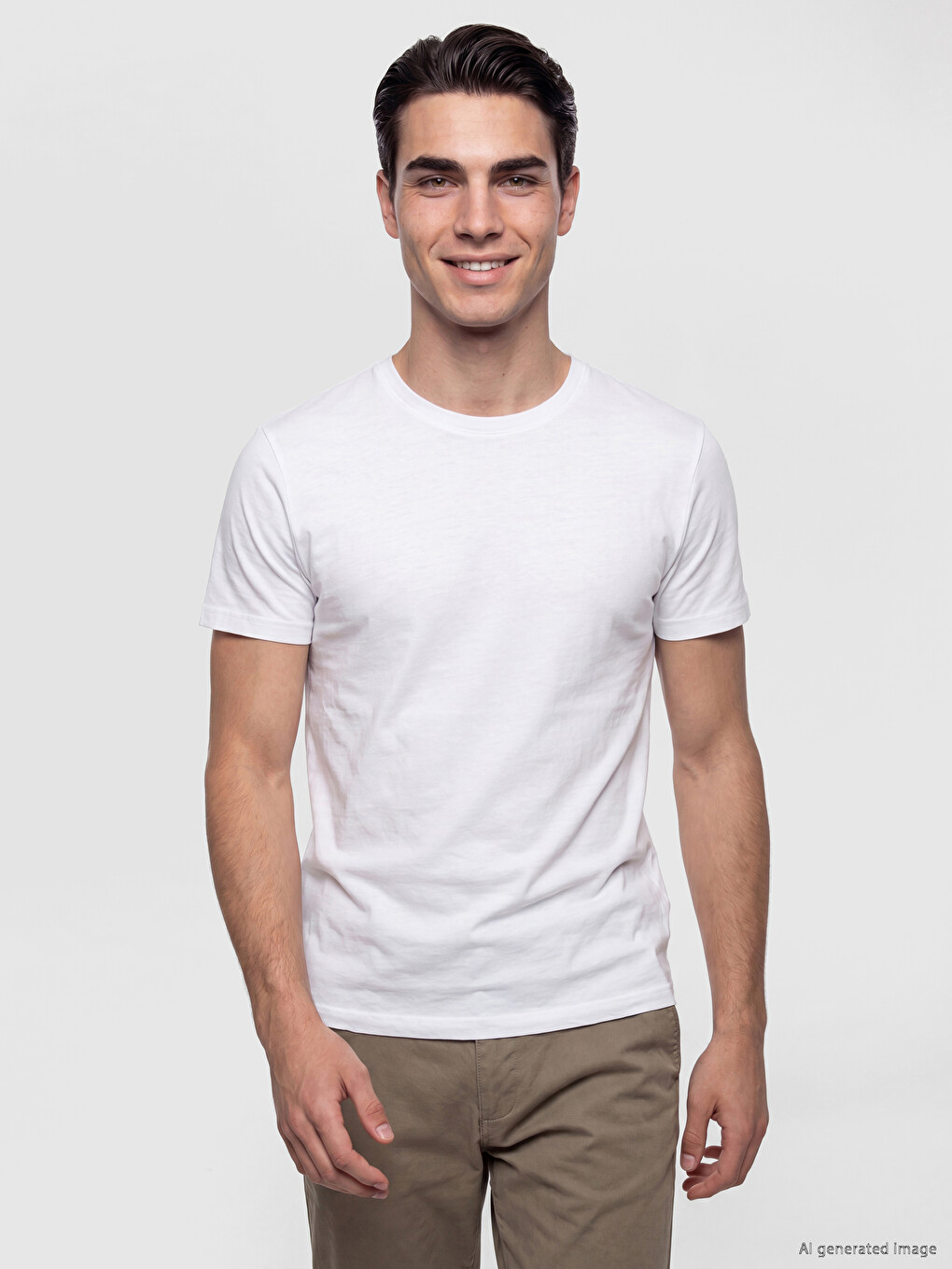 T-shirt Penje Me Jakë Të Rrumbullakët Për Burra