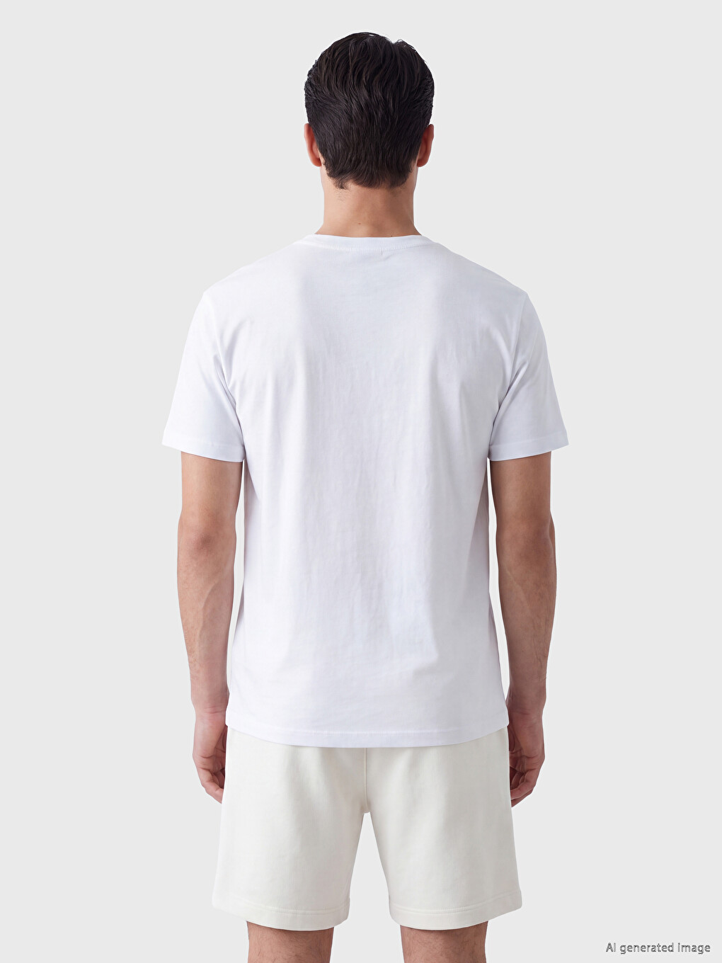 T-shirt Penje Me Jakë Të Rrumbullakët Për Burra-2