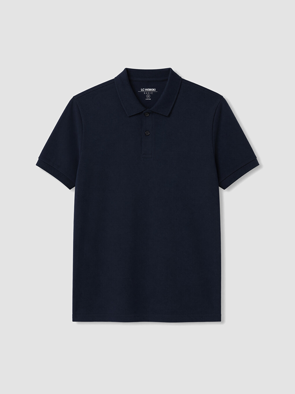 Lacivert Polo Yaka Pike Erkek Tişört