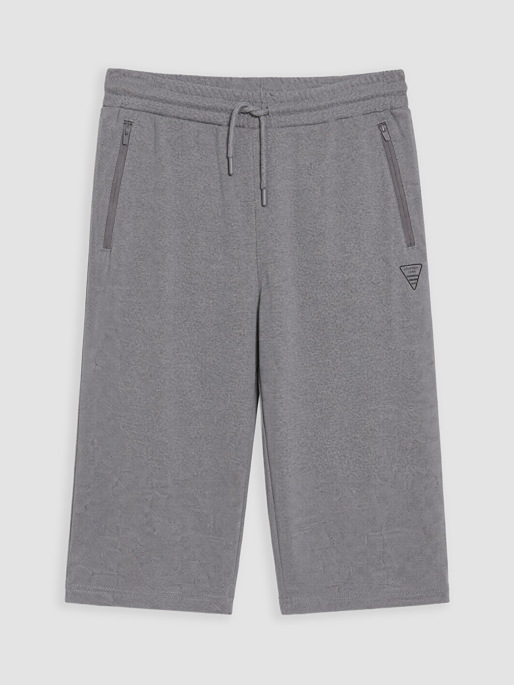 Gri Regular Fit Erkek Şort
