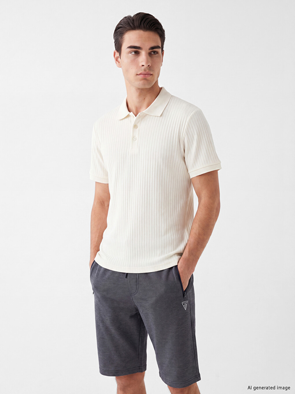 Lacivert Regular Fit Erkek Şort