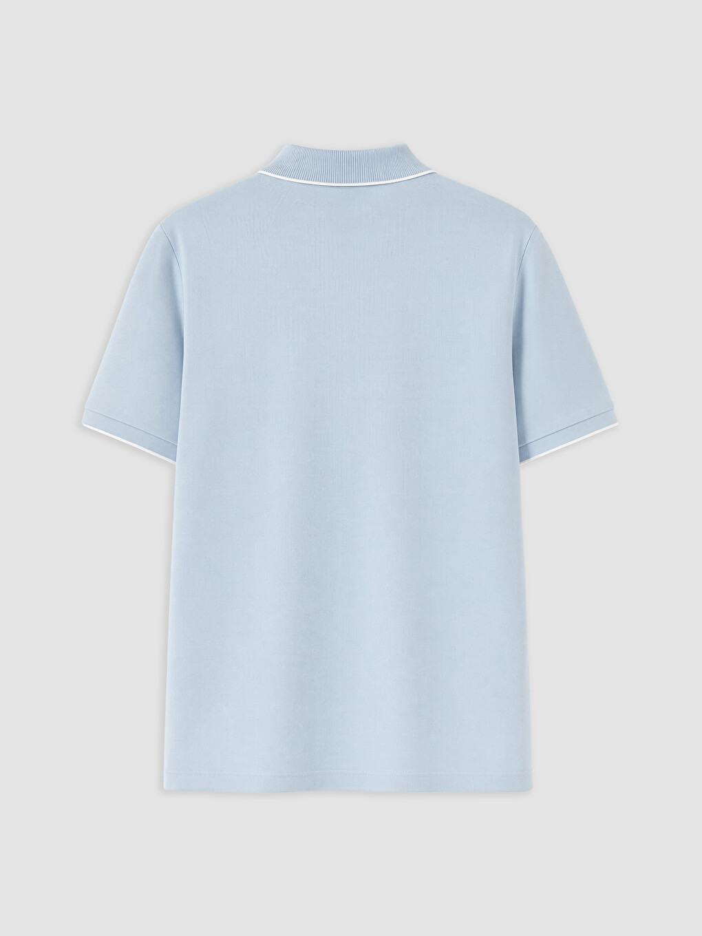 Regular Fit Polo Collar Men's T-shirt-1