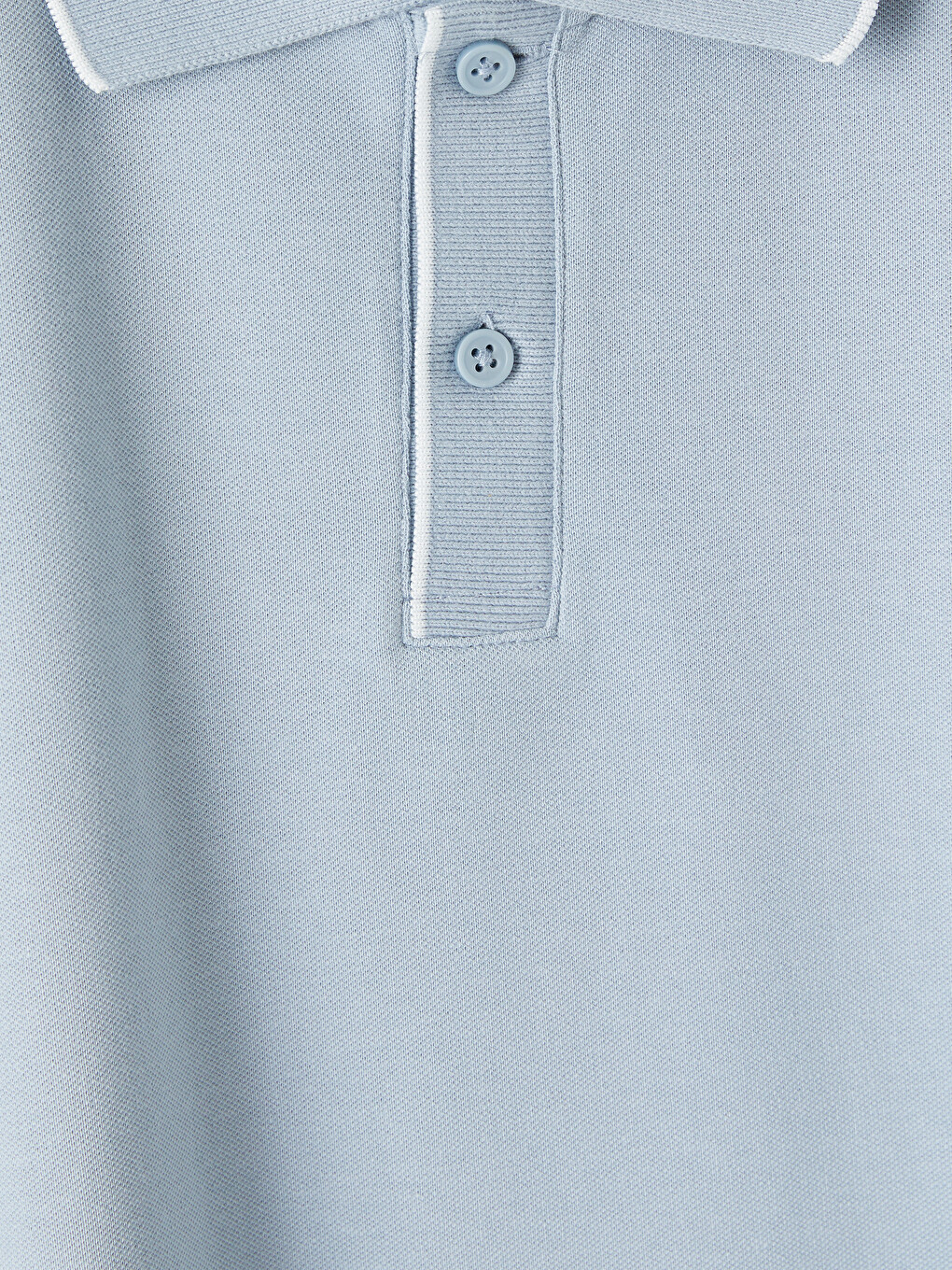 Regular Fit Polo Collar Men's T-shirt-2