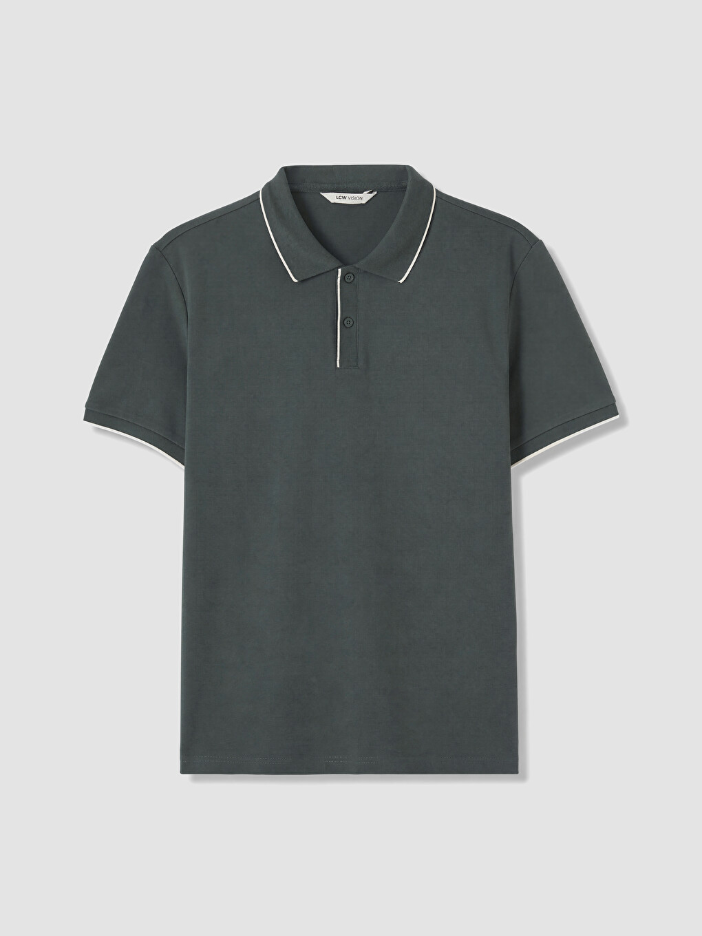 Regular Fit Polo Collar Men's T-shirt