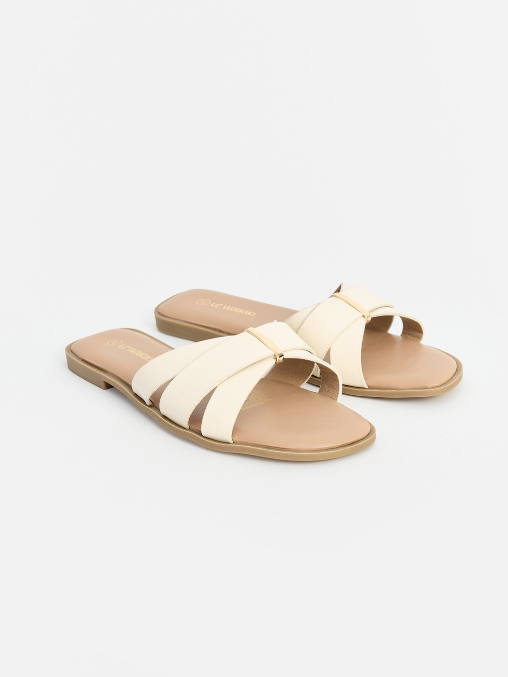 Cross Strapped Women's Slipper