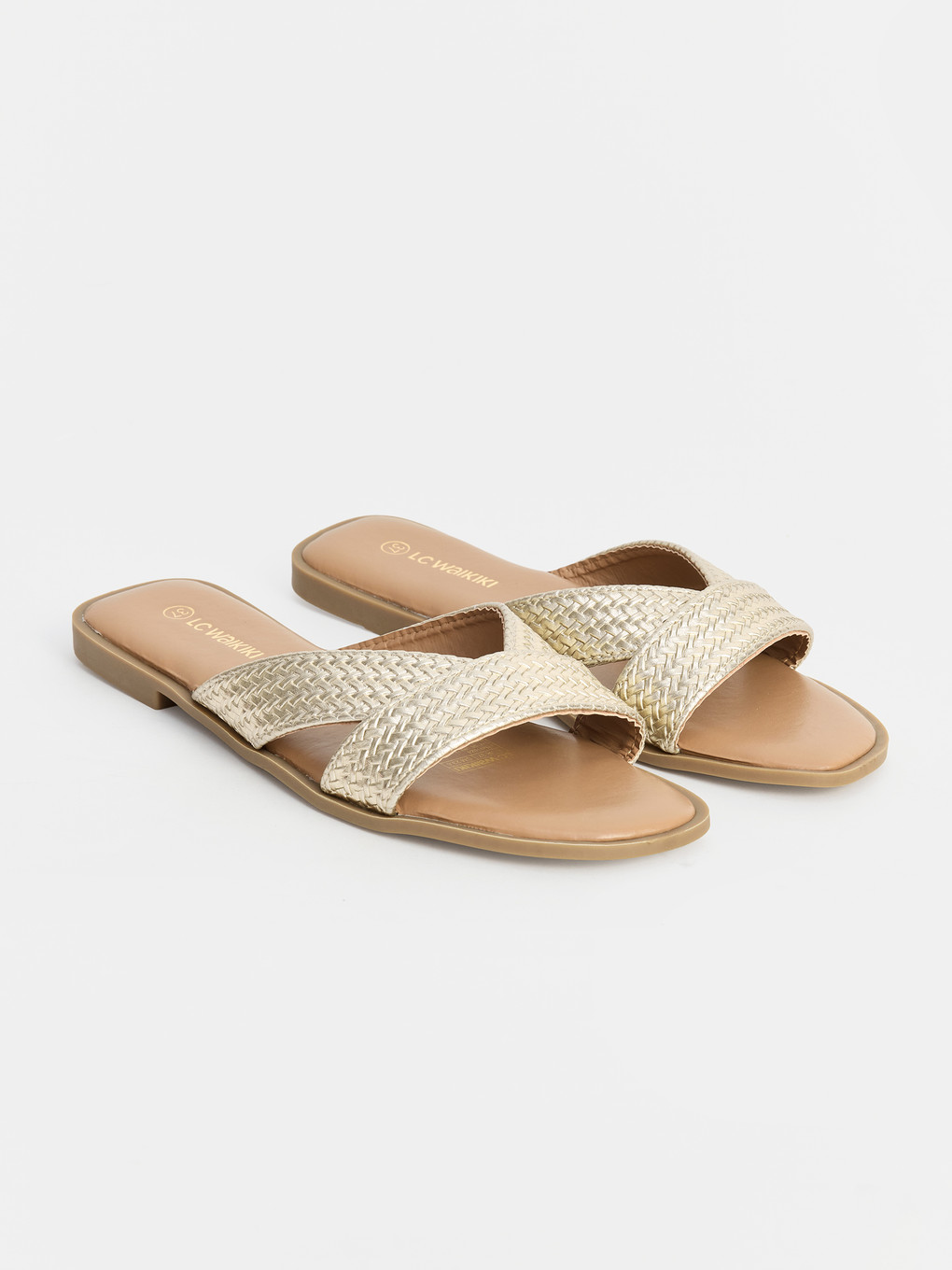 Cross Strapped Women's Slipper