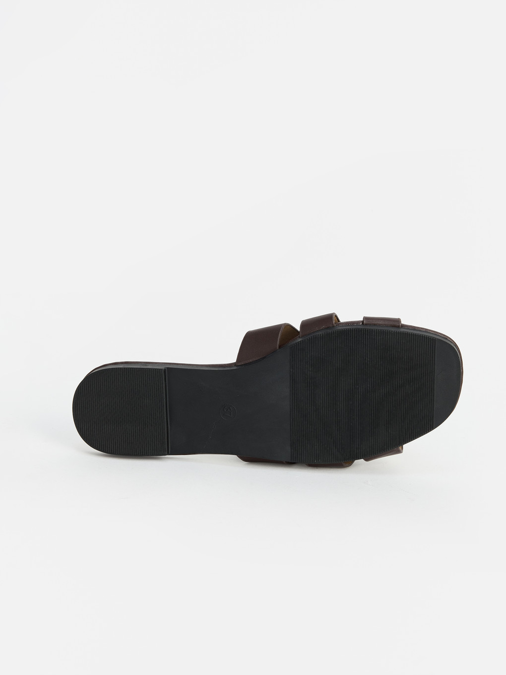Faux Leather Cross Strap Women's Slipper-1