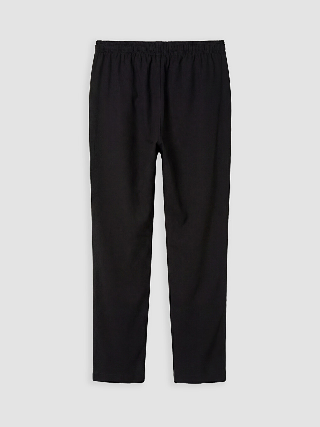 Siyah Relax Fit Dokulu Erkek Pantolon-1