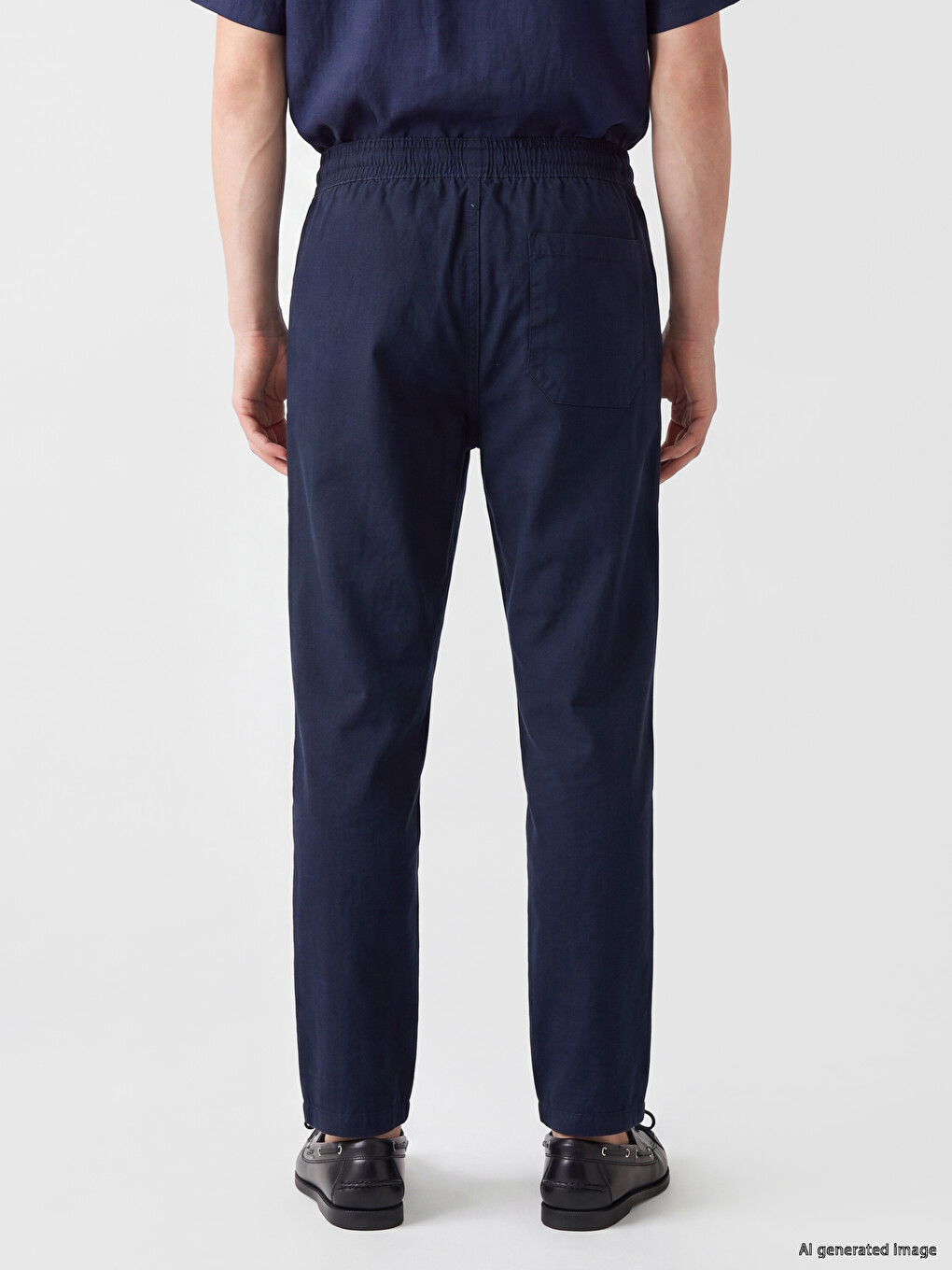 Pantalon Homme Texturé Coupe Décontractée-3