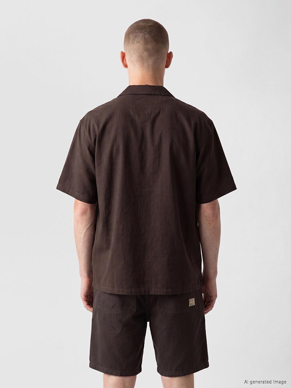 Chemise Homme Coupe Régulière Col Resort-3