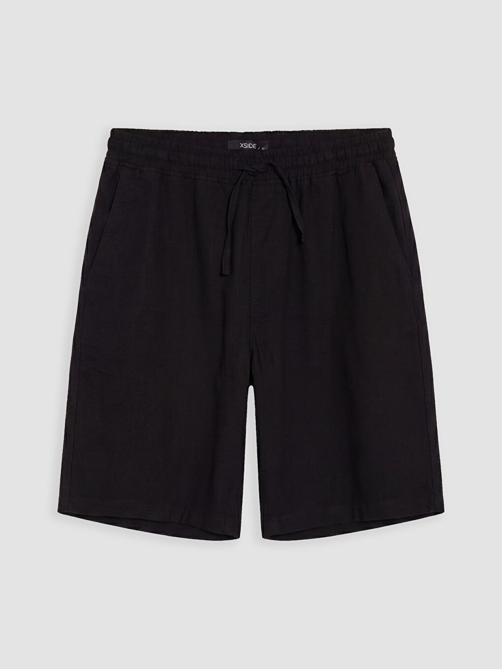 Siyah Regular Fit Erkek Şort