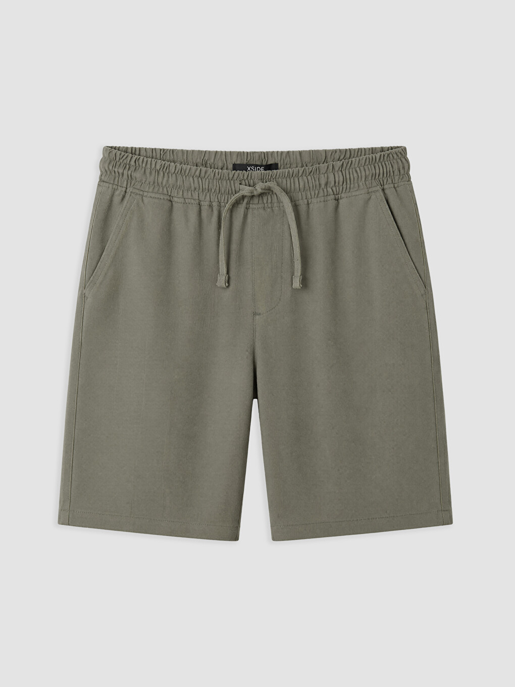 Haki Regular Fit Erkek Şort-4