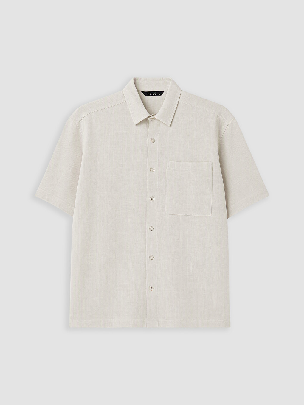 Man Beige Shirt