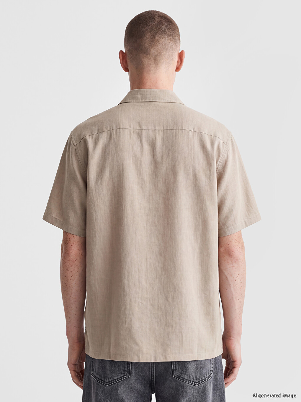 Regular Fit Men's Textured Shirt-3