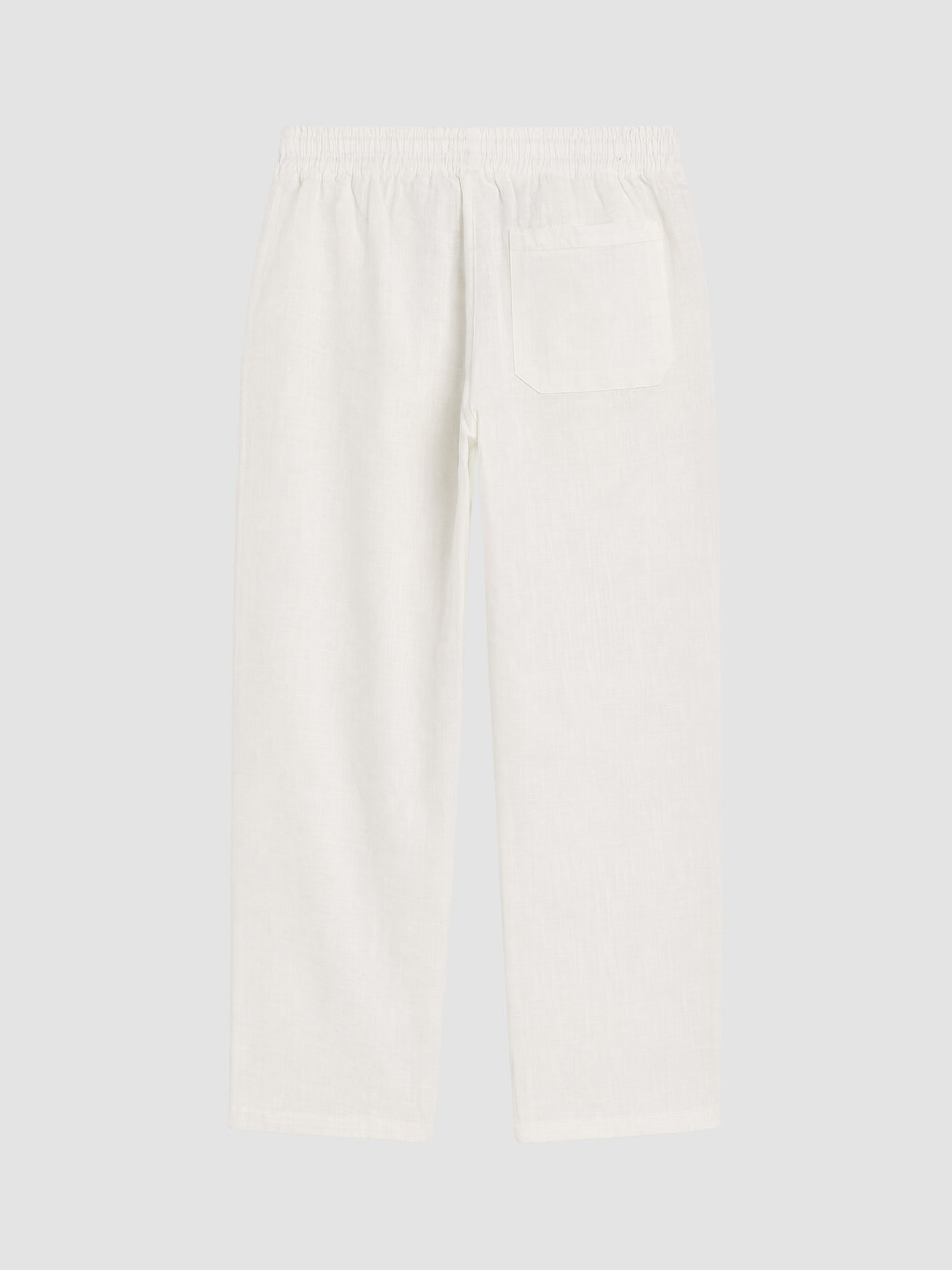 Ekru Relax Fit Erkek Pantolon-1