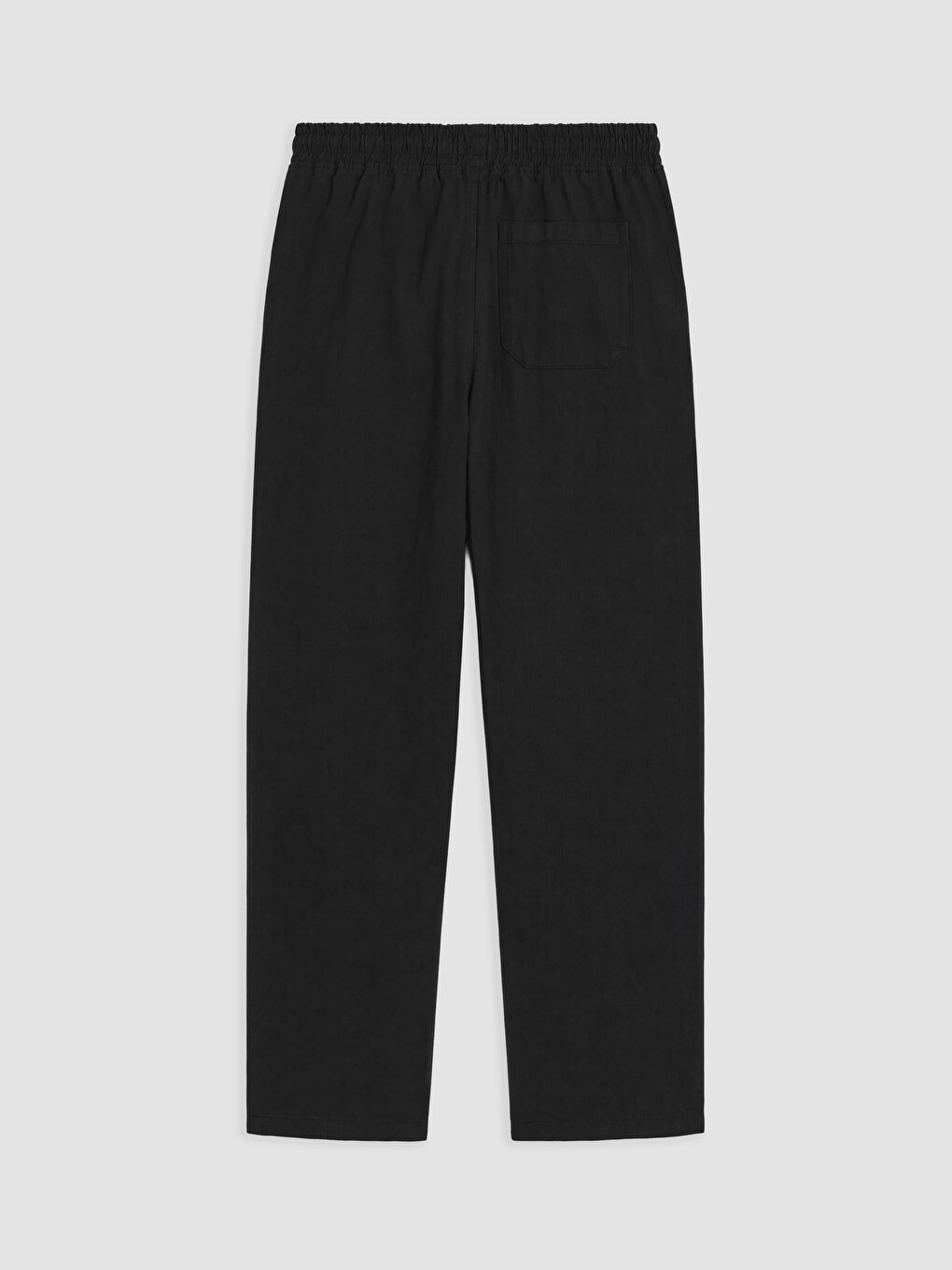 Siyah Relax Fit Erkek Pantolon-1