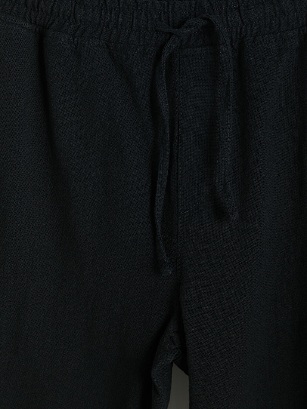 Siyah Relax Fit Erkek Pantolon-2