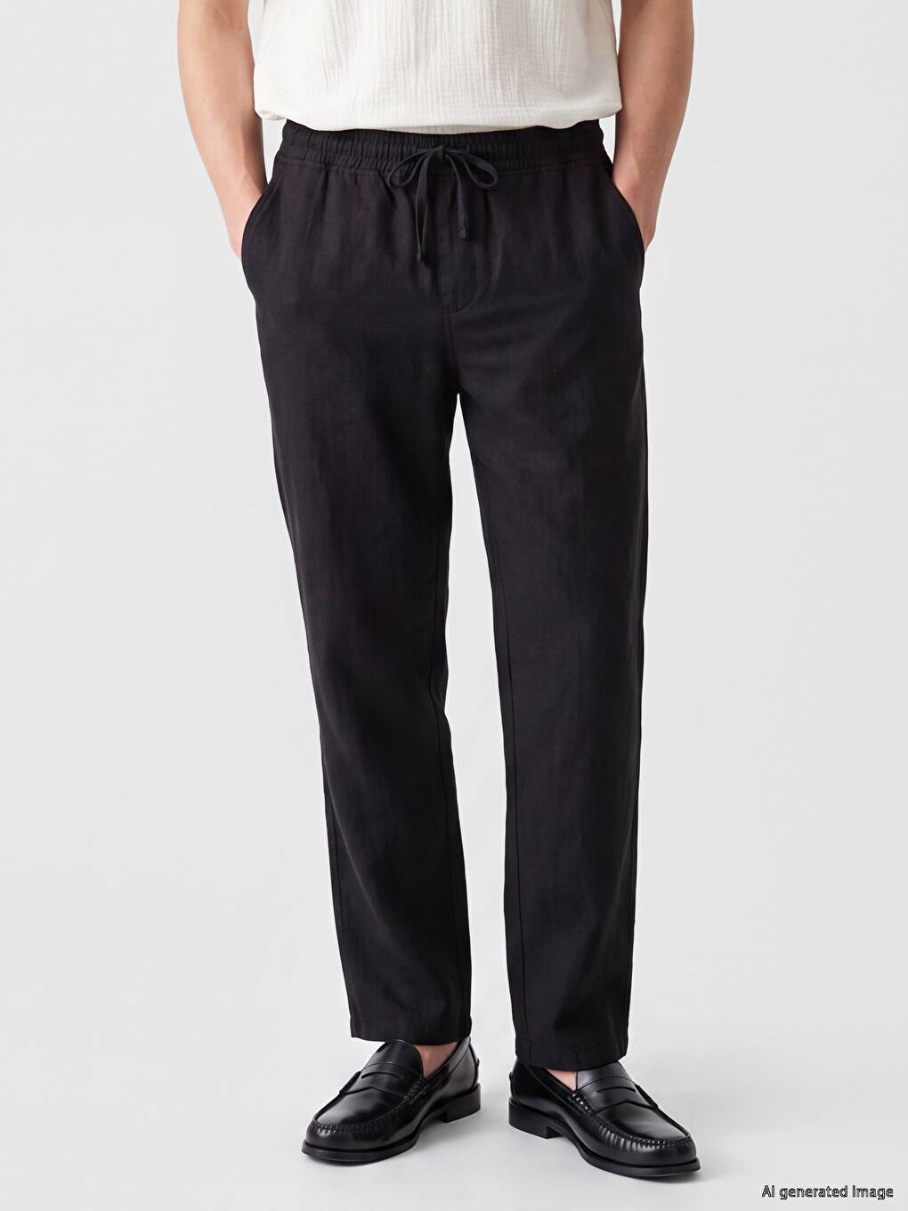 Opušteni Kroj Muške Pantalone