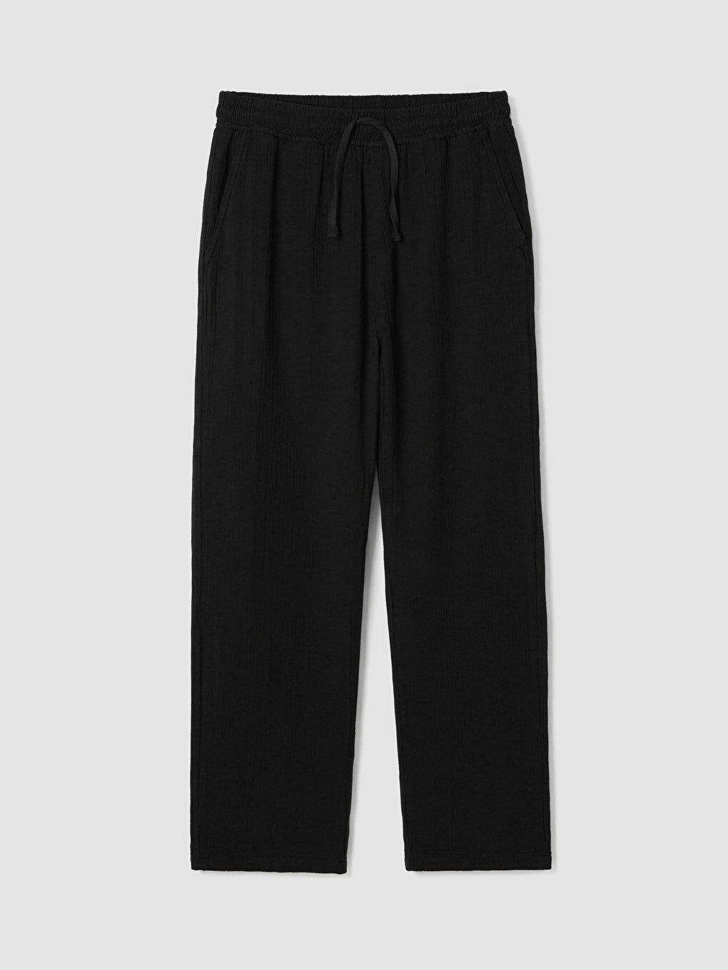 Regular Fit Men's Textured Trousers-4