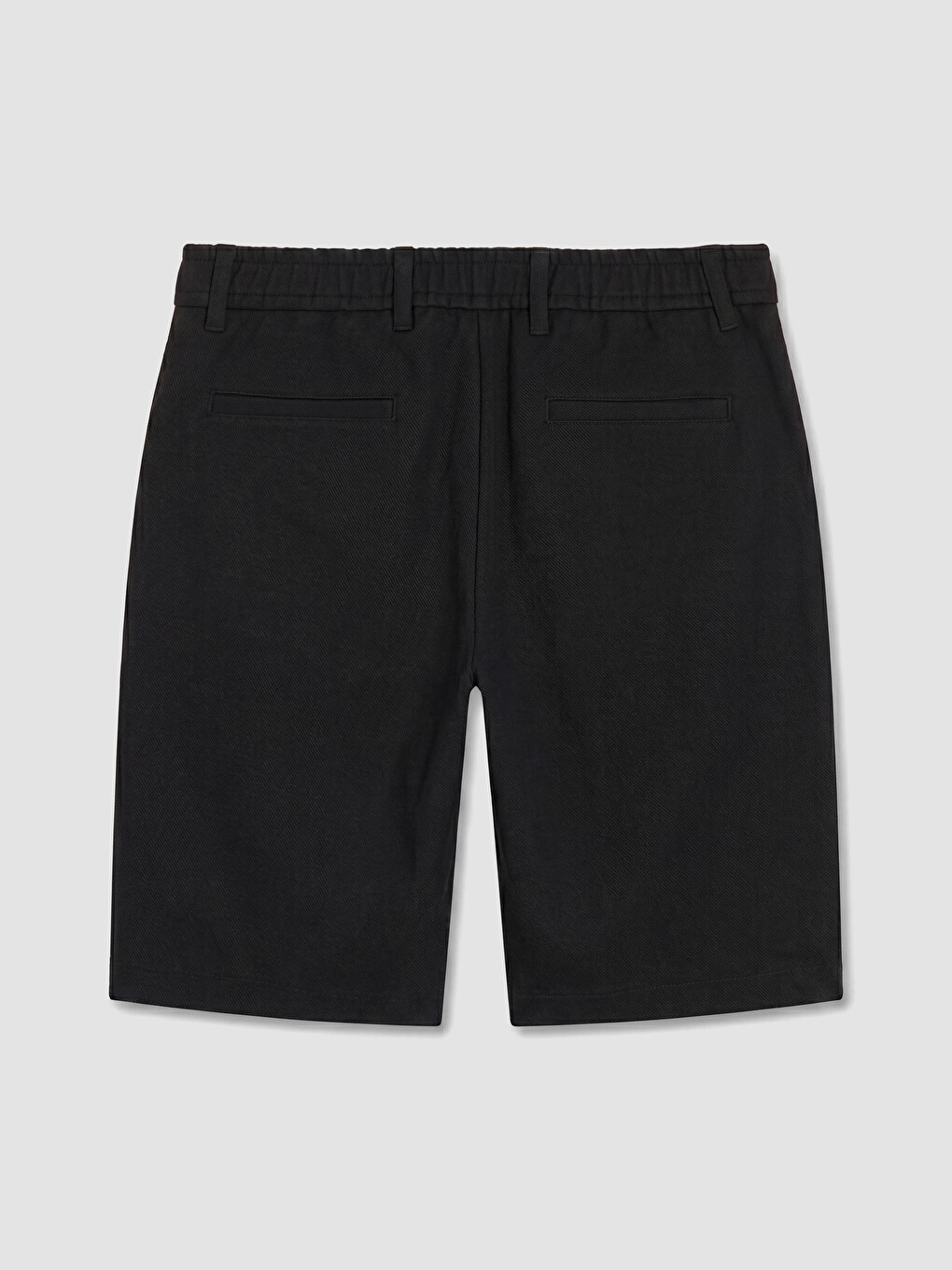 Siyah Regular Fit Erkek Şort-2