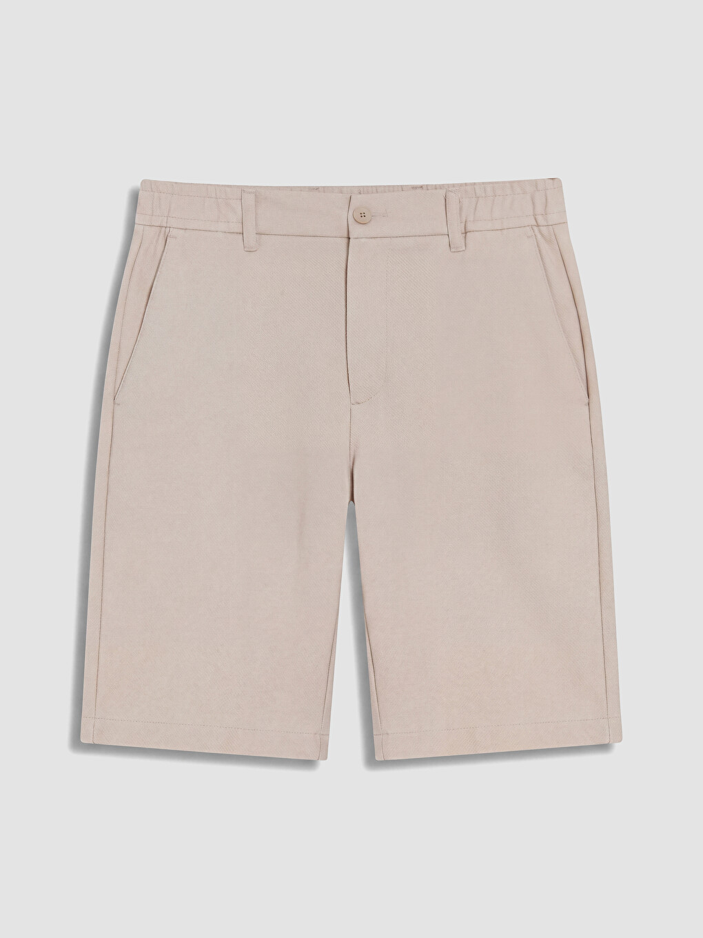 Bej Regular Fit Erkek Şort