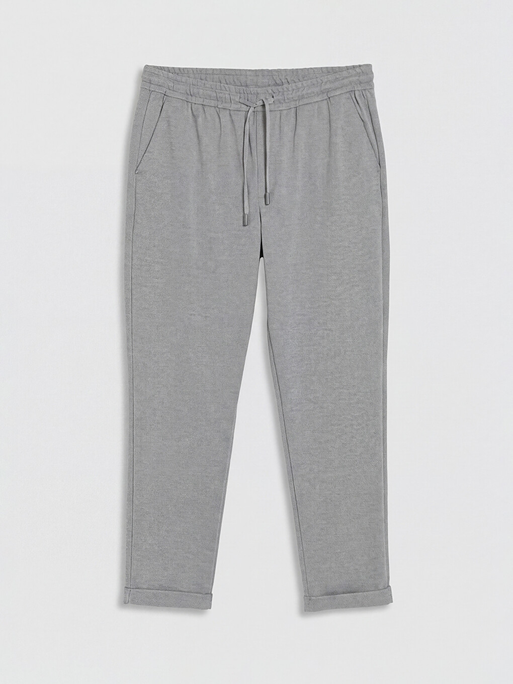 Gri Relax Fit Erkek Pantolon-4