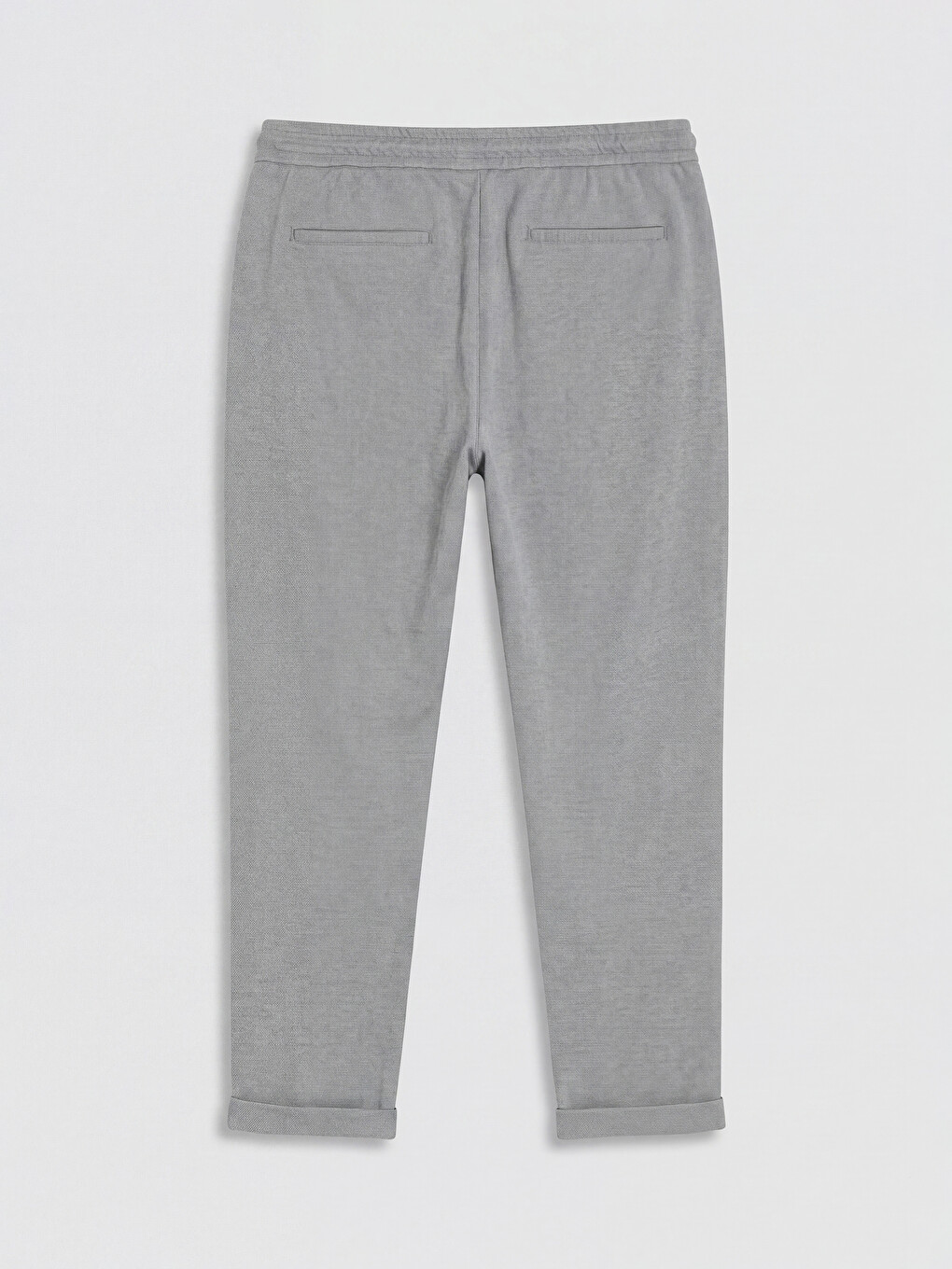 Gri Relax Fit Erkek Pantolon-5