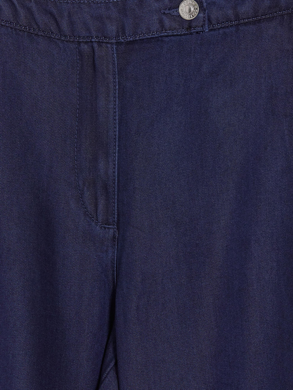 Blugi Wideleg Cu Talie Elastică-5