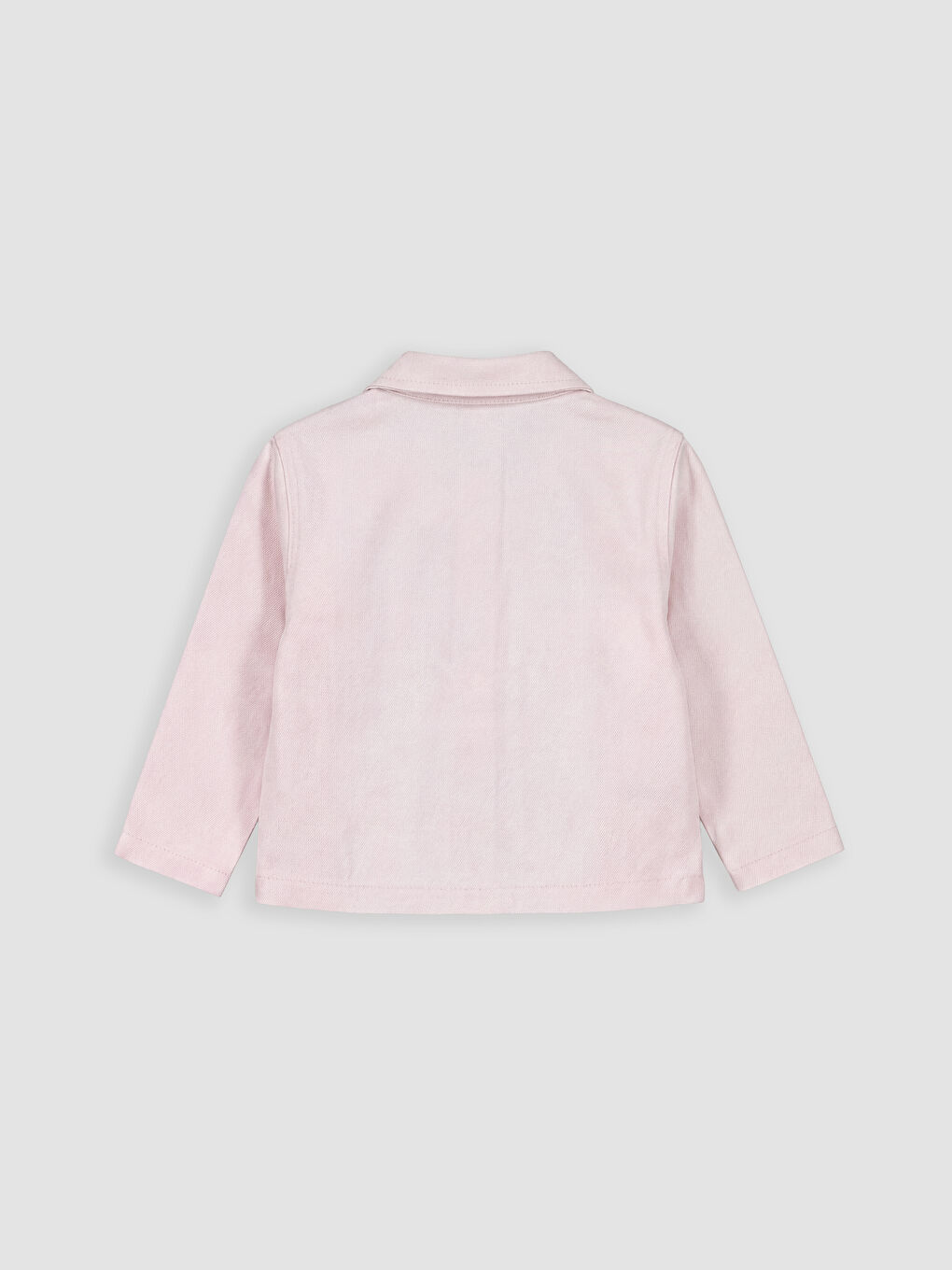 Pembe Gabardin Kız Çocuk Ceket-3