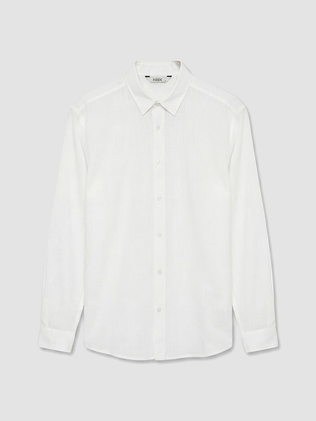 Beyaz Regular Fit Poplin Erkek Gömlek