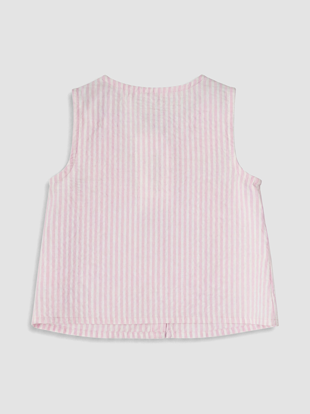 Pembe Kalp Nakışlı Kız Çocuk Gömlek-2