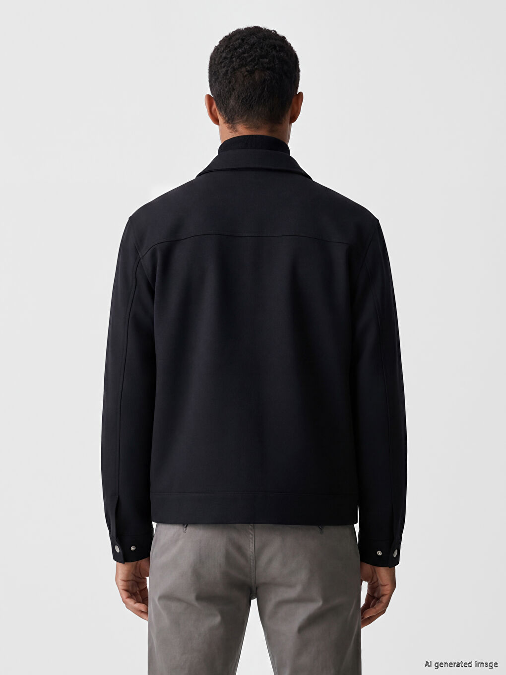Siyah Regular Fit Erkek Ceket-3