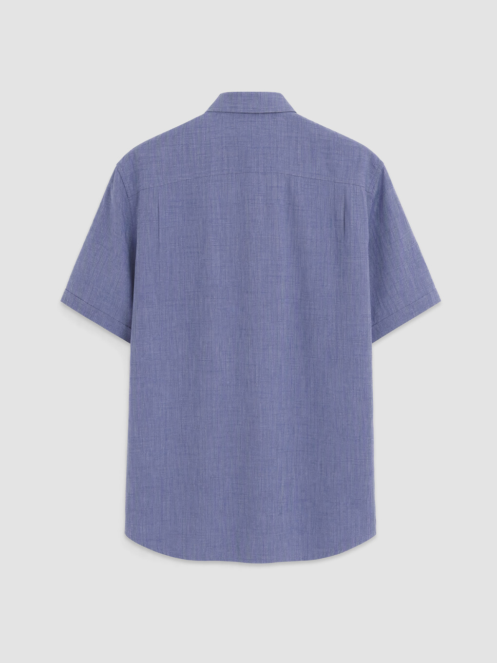 İndigo Regular Fit Kanvas Erkek Gömlek-5