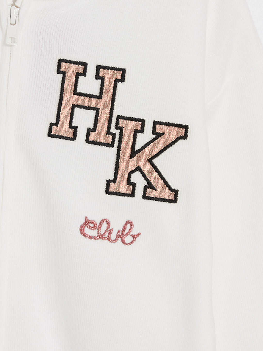 Bej Hello Kitty Baskılı Kız Çocuk Fermuarlı Sweatshirt-3