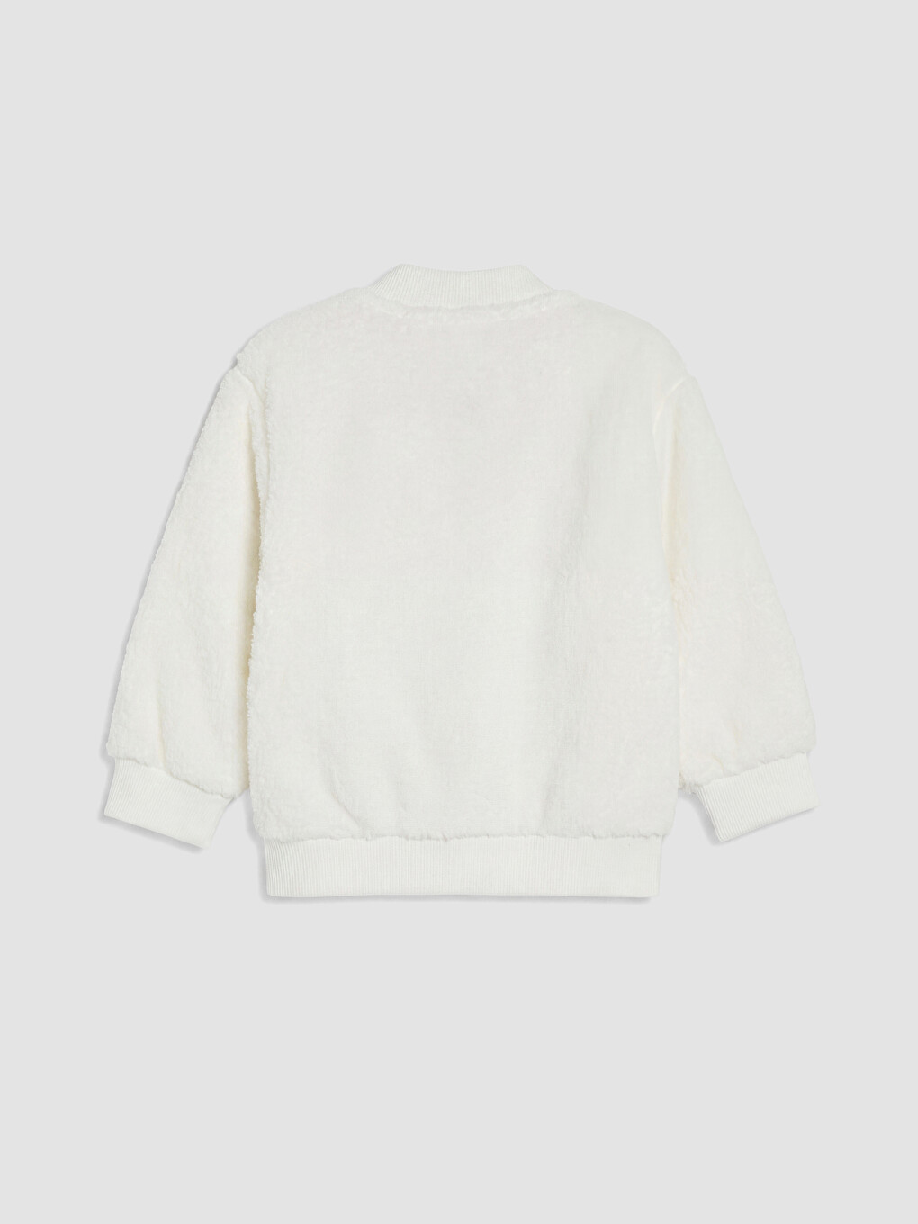Beyaz Hello Kitty Baskılı Kız Çocuk Fermuarlı Sweatshirt-2
