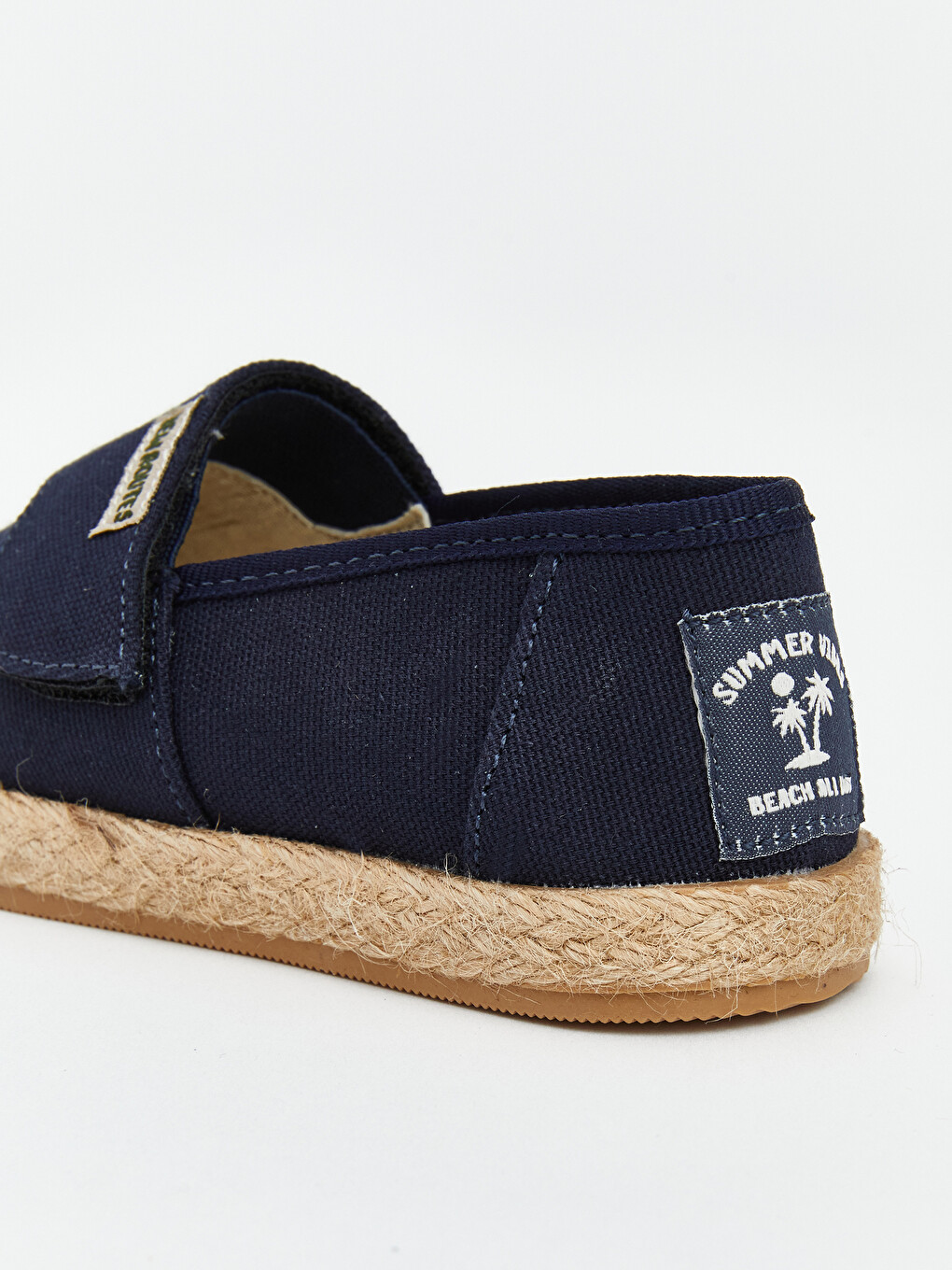 Lacivert Hasır Tabanlı Erkek Çocuk Espadril-1