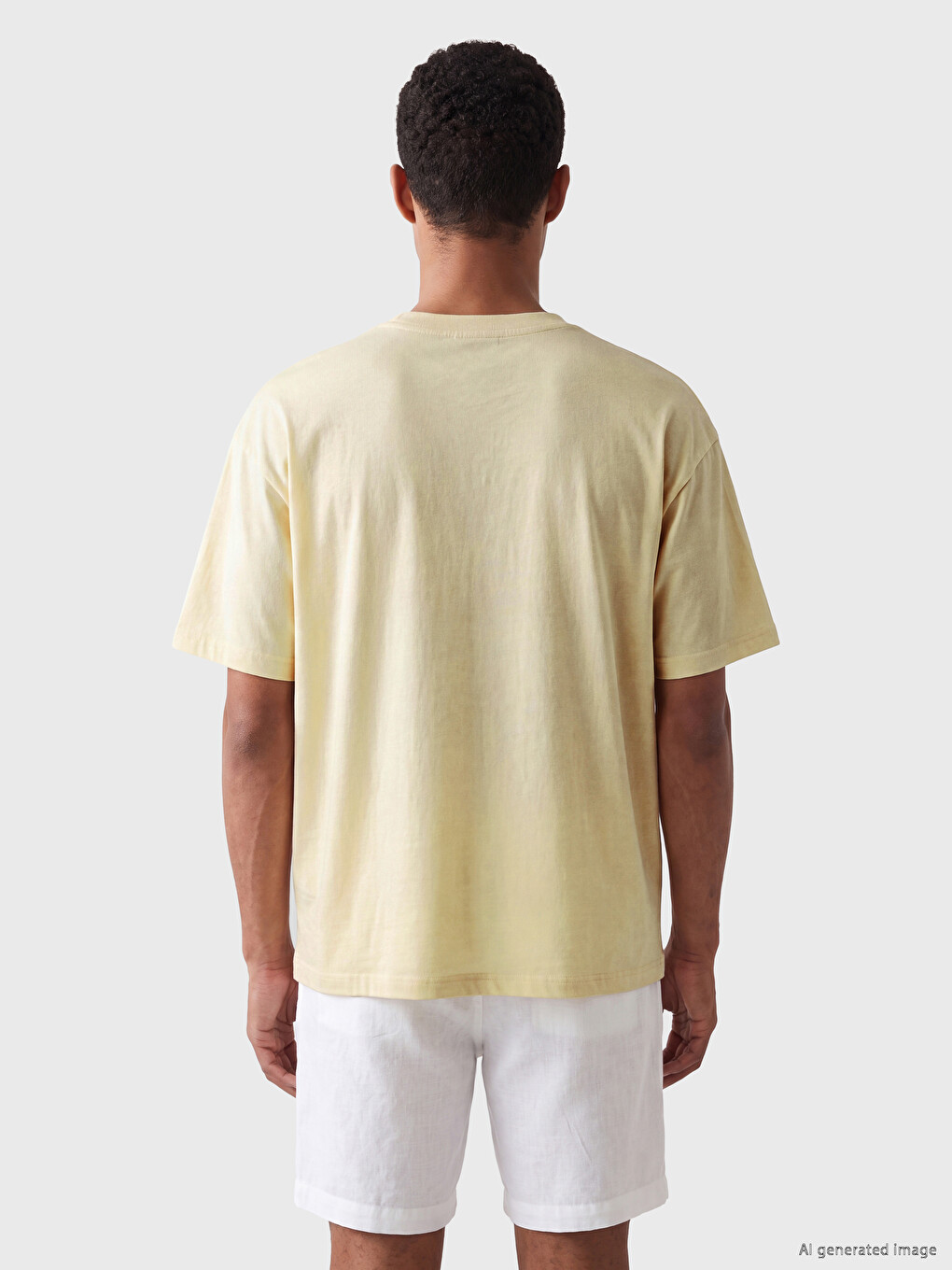 T-shirt Me Jakë Të Rrumbullakët Me Prekje Të Butë Për Burra-3