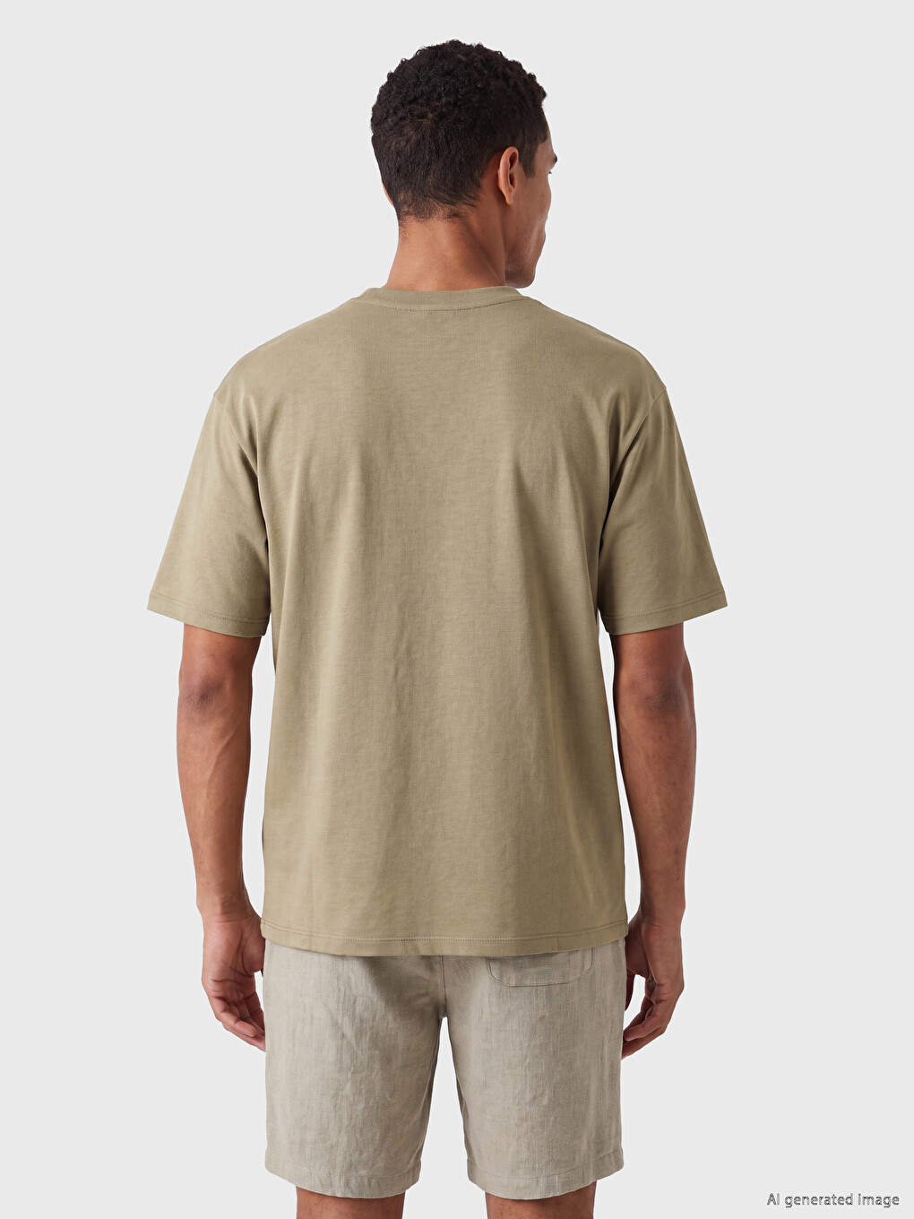Crew Neck Soft Touch Men's T-shirt-3
