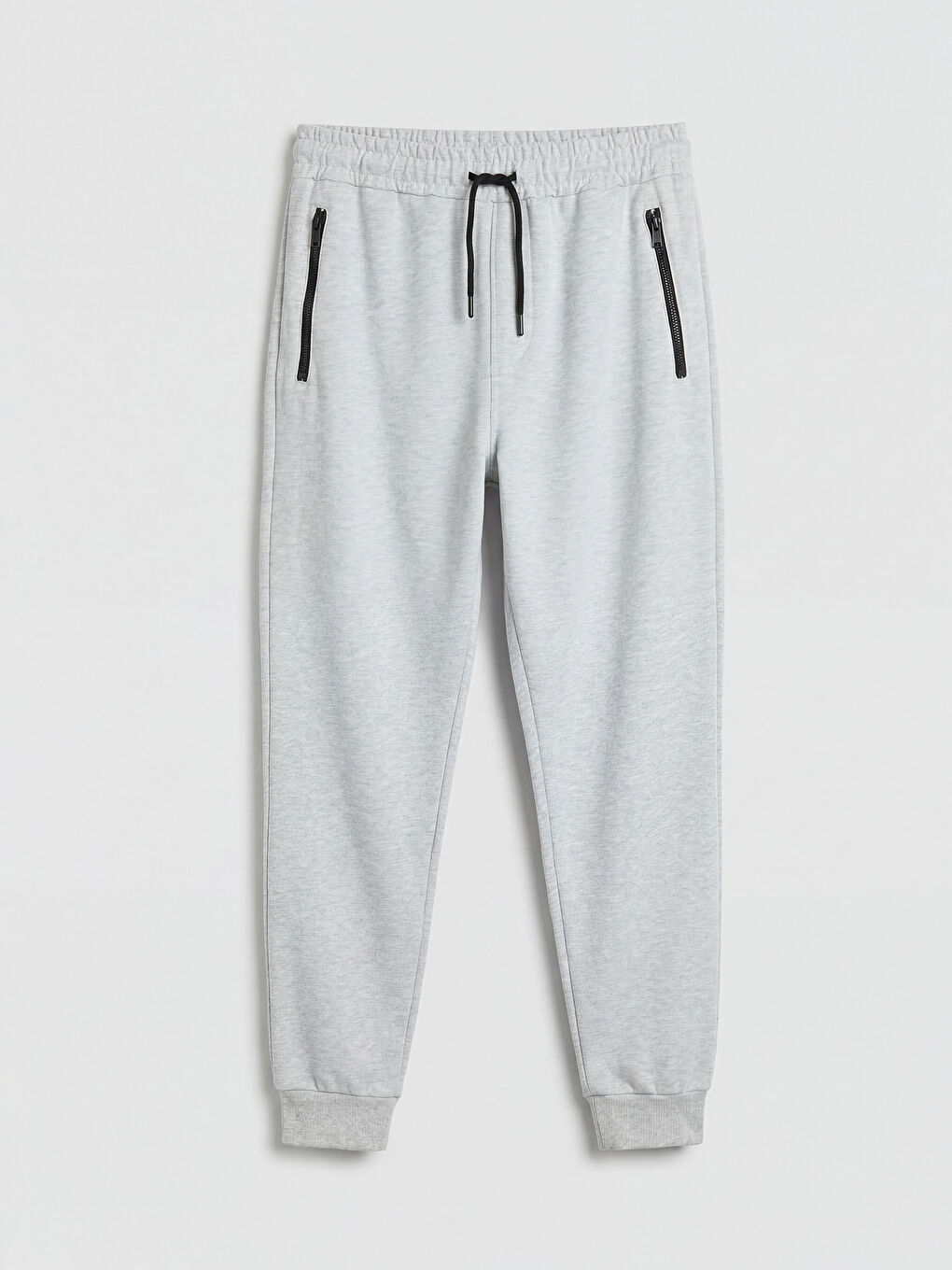 Gri Regular Fit Erkek Jogger Eşofman Altı-4