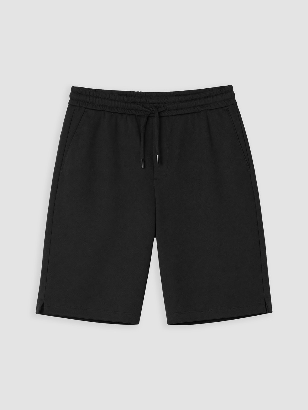 Siyah Regular Fit Erkek Şort-4