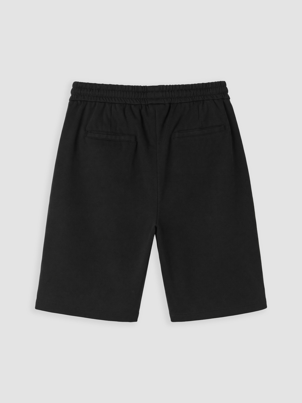Siyah Regular Fit Erkek Şort-6