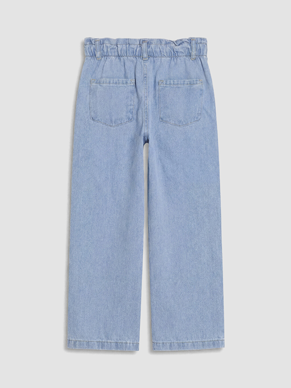 İndigo Regular Fit Nakışlı Kız Çocuk Jean Pantolon-2
