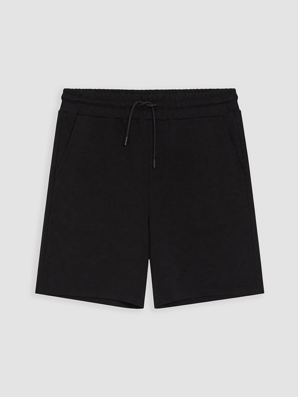 Siyah Regular Fit Soft Touch Erkek Şort