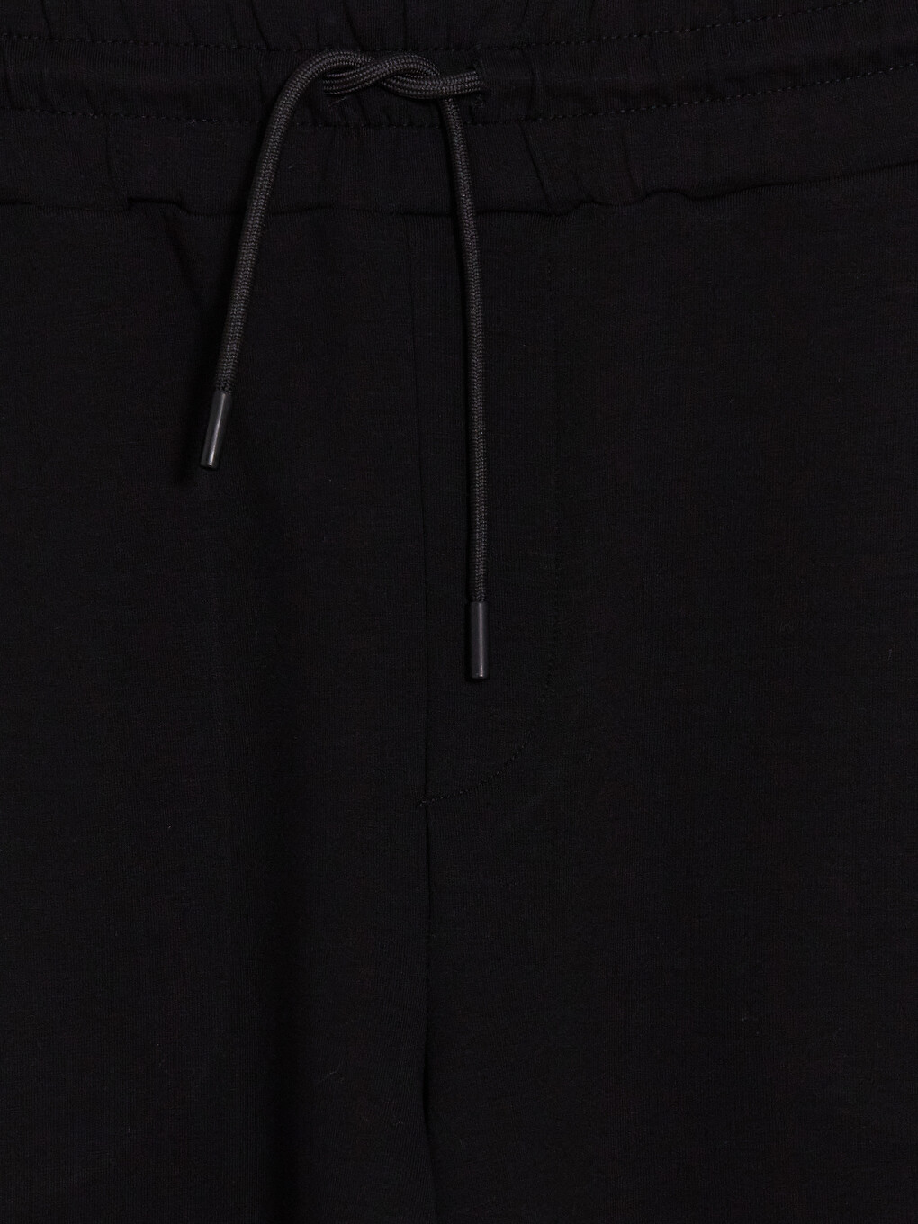 Siyah Regular Fit Soft Touch Erkek Şort-1