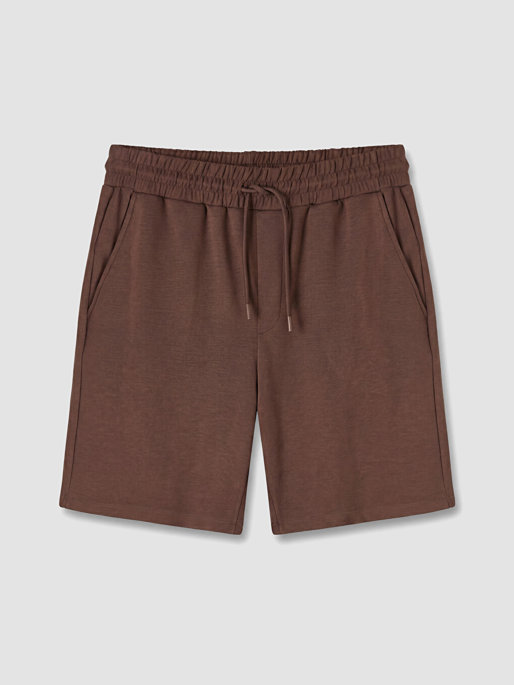 Kahverengi Regular Fit Soft Touch Erkek Şort
