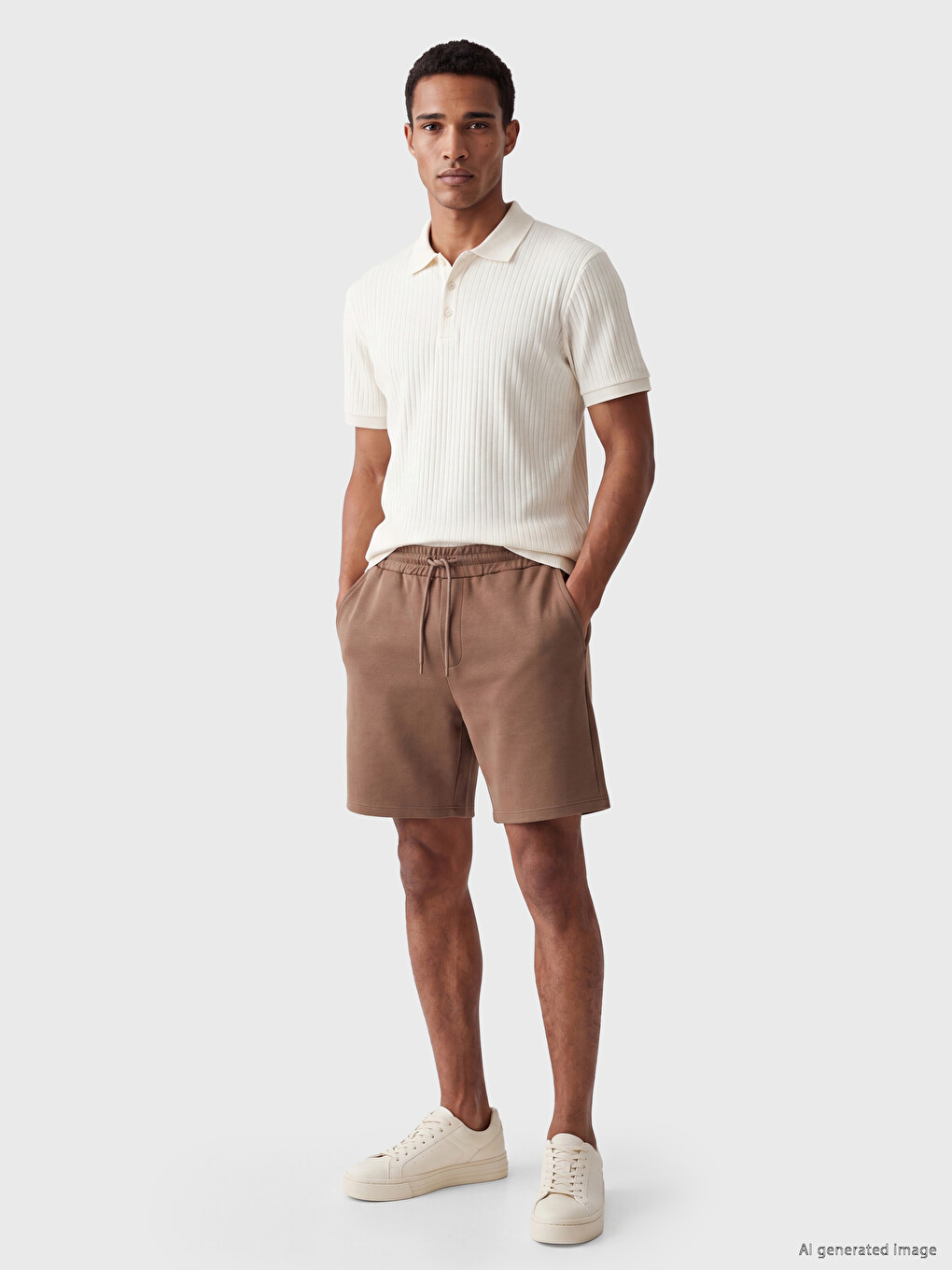 Coupe Régulière Toucher Doux Shorts Homme-1